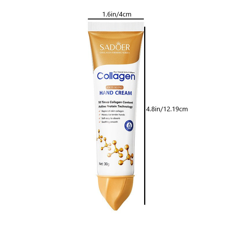 Hydrating Collagen Hand Cream 1- 3pcs, Moisturizing Anti-aging skincare, make Light Beige younger-looking, for All Light Beige Types Hypoallergenic - Ideal for Dry Autumn & Winter