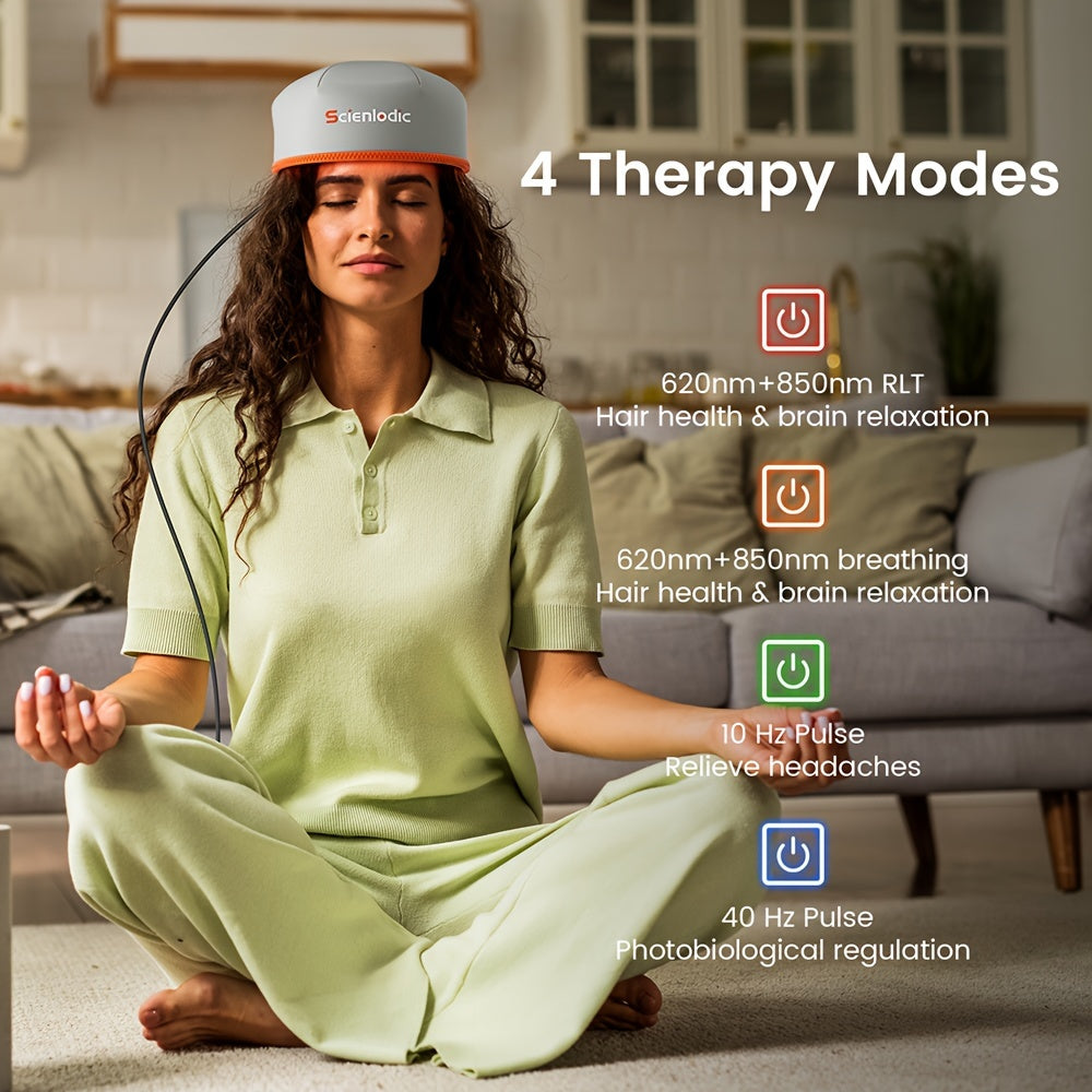 Red Light Therapy Cap 102 LEDs - Hair Growth & Pain Relief Device