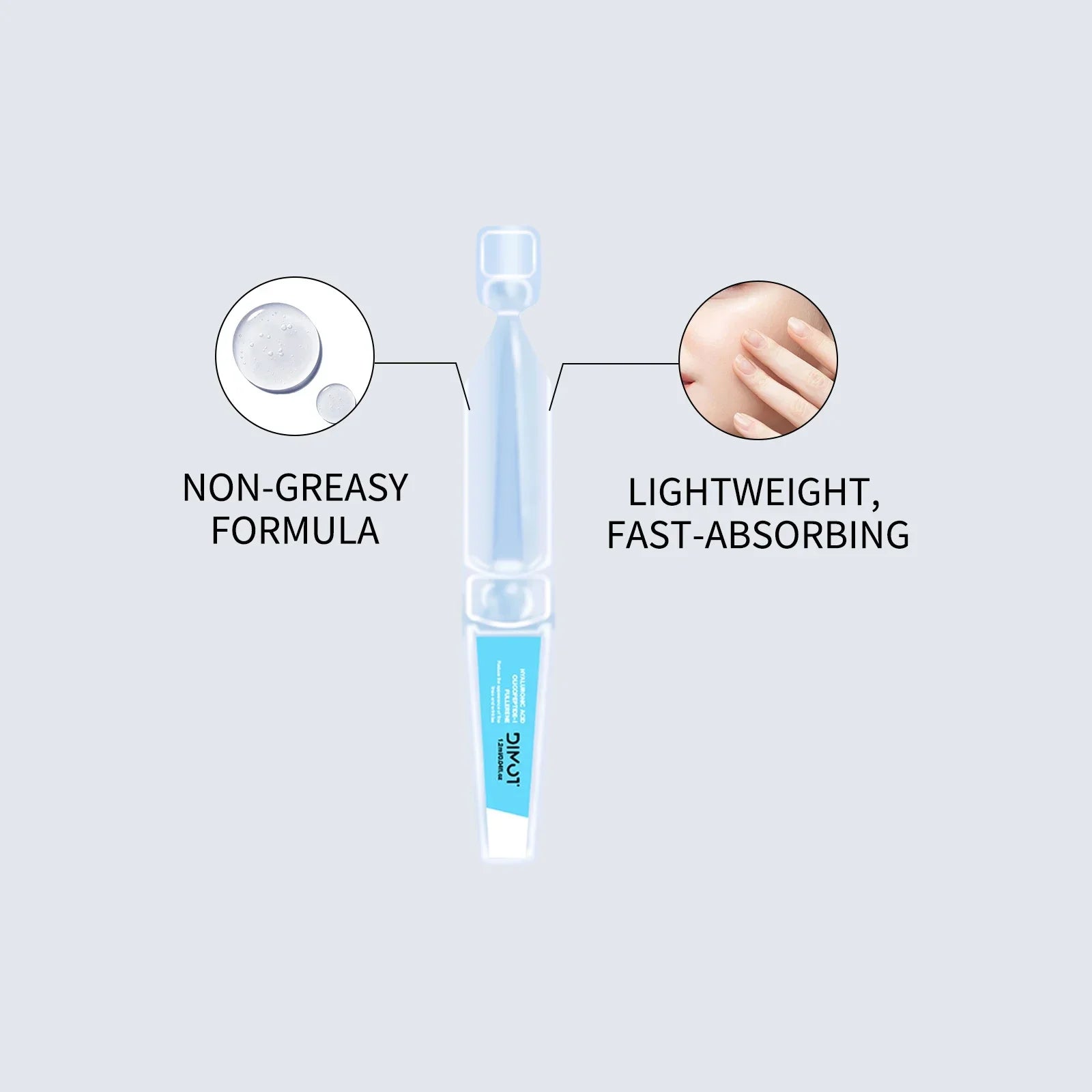 30 Bottles 3% Hyaluronic Acid Serum - Anti-aging, deep nourishment, PFC, collagen. Face slimming, whitening, lifting & firming.