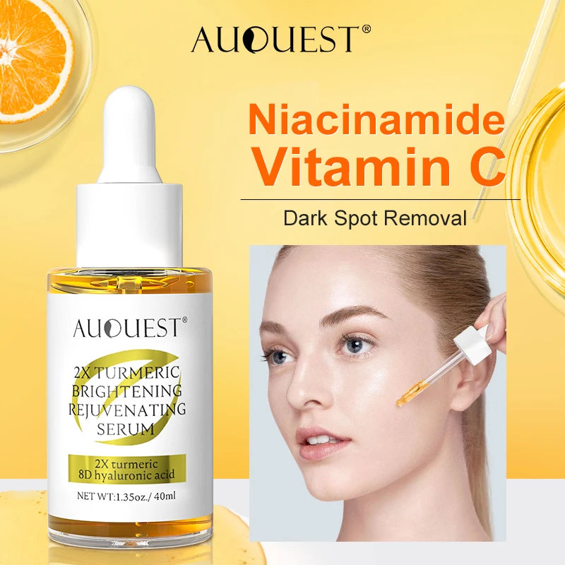 Niacinamide Face Serum with Vitamin C & Hyaluronic Acid - Whitening Dark Spot Remover 40ml
