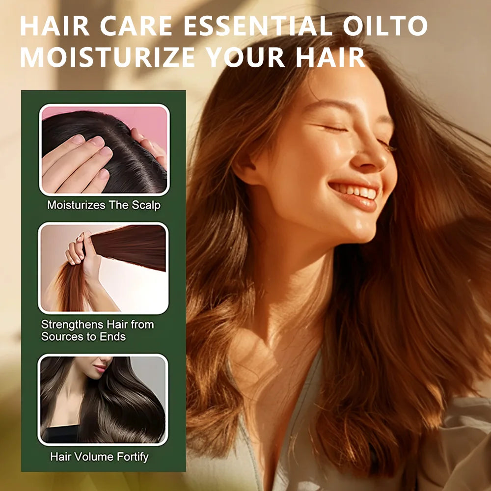 Rosemary essential oil, promotes hair growth, revitalizes and strengthens, scalp care, making hair thicker and stronger