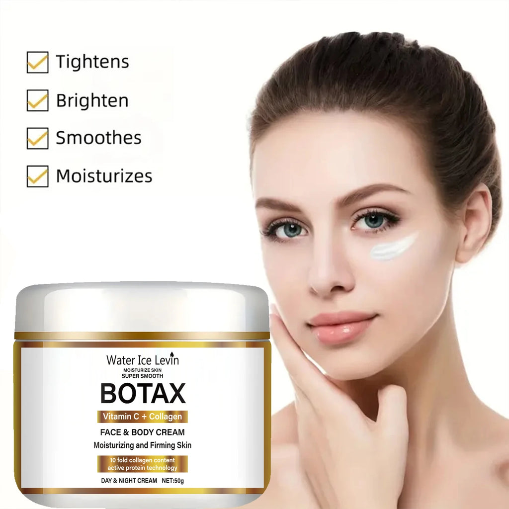 Niacinamide Collagen Cream with Vitamin C - Firming Facial Moisturizer for Day & Night