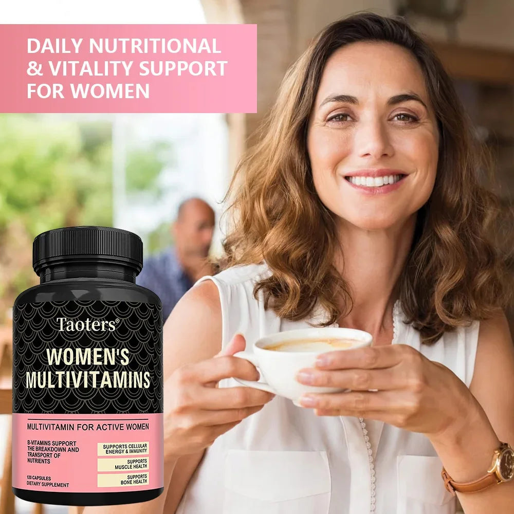 Multivitamin for Women-with Vitamin B12,A,D,C,Zinc,Magnesium & More for Complete Daily Support,Bioavailable Vitamins for Women