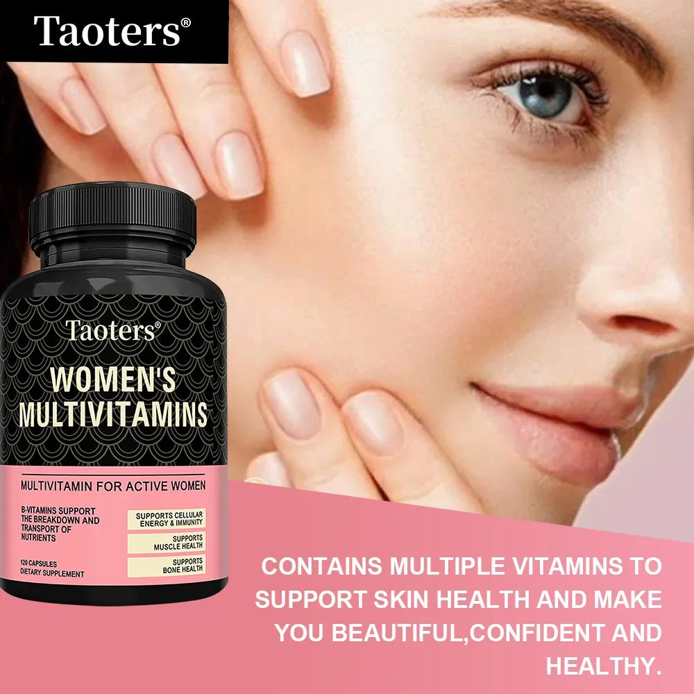 Multivitamin for Women-with Vitamin B12,A,D,C,Zinc,Magnesium & More for Complete Daily Support,Bioavailable Vitamins for Women