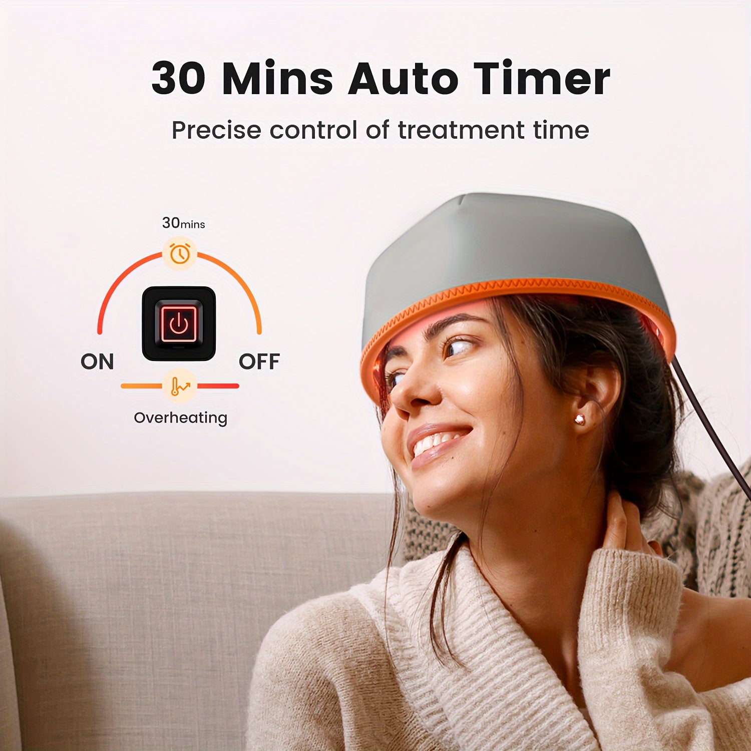 Red Light Therapy Cap 102 LEDs - Hair Growth & Pain Relief Device