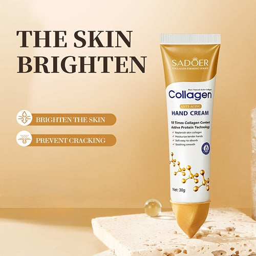 Collagen Hand Cream 3-Pack - Moisturizing Anti-Aging for All Skin Types, Hypoallergenic